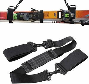 スキー ストラップ スキー用品 スキーショルダー スキーバンド スキー板用 肩掛け 手提げ 荷物運搬 携帯用
