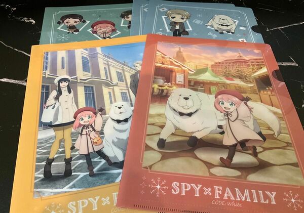 SPY×FAMILY A4クリアファイル　4種5枚セット