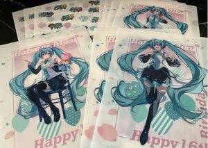 初音ミク クリアファイル 4種　10枚セット