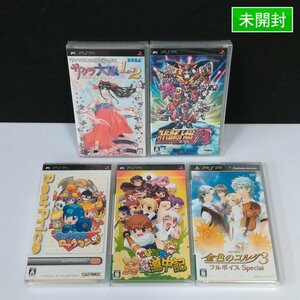 gV021a [未開封] PSP ソフト サクラ大戦1&2 スーパーロボット大戦A PORTABLE ロックマンロックマン 他計5点 | ゲーム Z