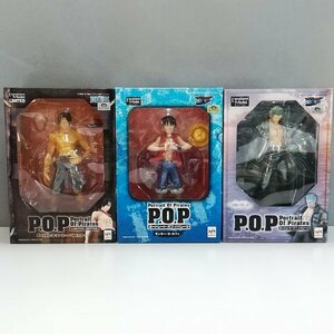 mL178c [未開封] メガハウス P.O.P 白猟のスモーカー エース Ver.1.5 ルフィ / POP ONE PIECE | ワンピースフィギュア T