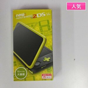 gY445a [動作品] new ニンテンドー 2DS LL ブラック×ライム 本体 / new NINTENDO 2DS LL | ゲーム X