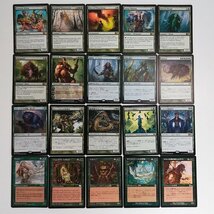 sB360s [大量] MTG 緑 R レア 計100枚 Sylvan Library 世界棘のワーム ワイルーリーの狼 領界渡り 壮麗な日の出 他_画像6