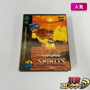 gQ076a [ box opinion have ] NEOGEO soft Samurai Spirits SAMURAI SPIRITS / Neo geo ROM cassette | game X