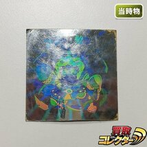 sC207o [当時物] ロッテ 旧ビックリマン チョコ版 6弾 ヘッド ブラックゼウス ホログラム_画像1