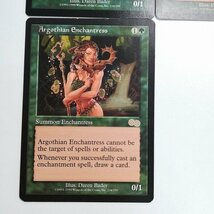 sB534o [人気] MTG アルゴスの女魔術師 Argothian Enchantress ウルザズ・サーガ USG 日本語版 1枚 英語版 2枚 計3枚_画像5