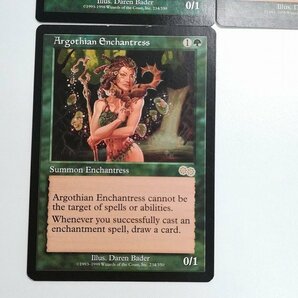 sB534o [人気] MTG アルゴスの女魔術師 Argothian Enchantress ウルザズ・サーガ USG 日本語版 1枚 英語版 2枚 計3枚の画像5