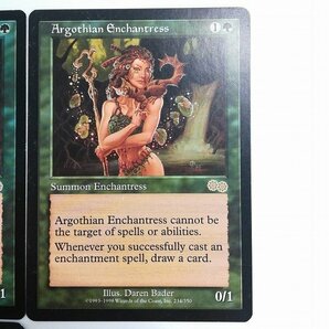 sB534o [人気] MTG アルゴスの女魔術師 Argothian Enchantress ウルザズ・サーガ USG 日本語版 1枚 英語版 2枚 計3枚の画像4