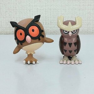 mJ317a [難あり] TOMY ポケットモンスター モンスターコレクション ホーホー ヨルノズク / ポケモン モンコレ | フィギュア H