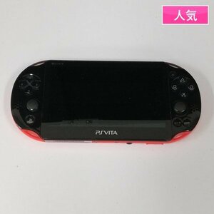 gA119a [動作未確認] SONY PSVITA 本体のみ PCH-2000 レッドブラック PlayStation Vita | ゲーム X