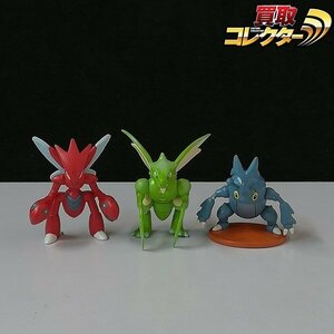 mT805a [難あり] TOMY ポケモン モンスターコレクション ヘラクロス ストライク ハッサム / モンコレ | フィギュア H