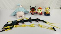 mF263c [難あり] ポケモンセンター ぬいぐるみ 黒いメガレックウザ HELLO PONYTA ミブリム Pokemon fit フリーザー 他 | ホビー H_画像2