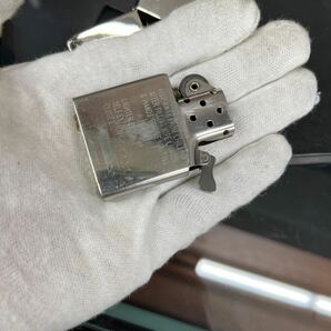 着火確認済み ZIPPO ライター シルバー 鏡面 ジッポ かっこいい シンプル おしゃれ 銀の画像10