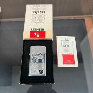 未使用　箱付き　70〜80s ZIPPO ジッポ ライター オイルライター Slim Venetian - HP Chrome スリム ベネチアン ハイポリッシュ 喫煙具 