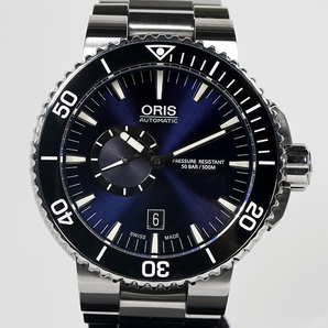 腕時計 ORIS オリス アクイス スモールセコンド デイト 01 743 7673 4135-07 8 26 01PEB 自動巻 メンズの画像1