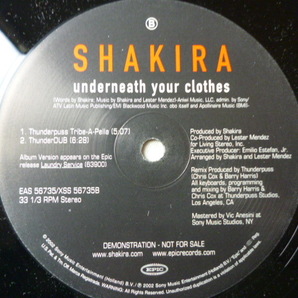 Shakira / Underneath Your Clothes ダンサブル LATIN POP サウンド 12 Thunderpuss Remixes 試聴の画像3