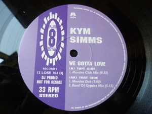 Kym Sims / We Gotta Love パーカッシヴ VOCAL HOUSE 12 David Morales Remix 収録　試聴