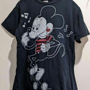 フジロック　ミッキーマウス　ビームス　オーバーザストライプス　ロックTシャツ