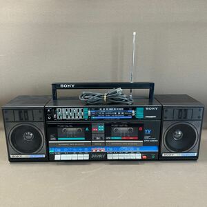 【動作 美品】SONY CFS-W600 セパレート型 ダブルラジカセ [ソニー][スピーカー分離型][Wカセット][RADIO CASSETTE RECORDER] 昭和レトロ