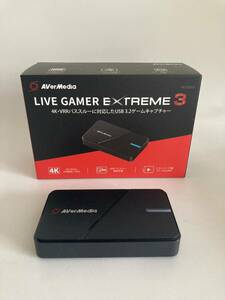 極美品 AVERMEDIA AVerMedia LIVE GAMER EXTREME 3 4K録画対応キャプチャーユニット ゲームキャプチャー アバーメディア