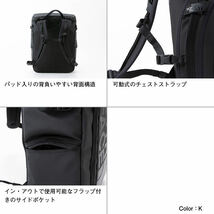 2024年春夏 新品 THE NORTH FACE (ザ・ノースフェイス) BCヒューズボックスII (K)ブラック NM82255 リュック_画像2