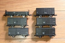 ジャンク KATO 10-1599 花輪線 貨物列車 8両セット 貨車のみ オマケ 貨車付き TOMIX 河合商会 ワラ ワム ワフ トラ_画像6