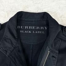 1円 美品 XL.LL~L バーバリーブラックレーベル BURBERRYBLACKLABELサファリジャケットミリタリージャケットブルゾンロゴボタンメンズ3_画像5