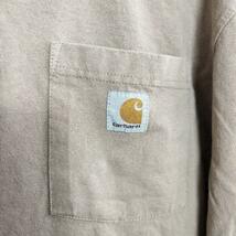 B514【carhartt】ロングTシャツ【メンズL- TALL】_画像5