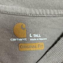 B514【carhartt】ロングTシャツ【メンズL- TALL】_画像10