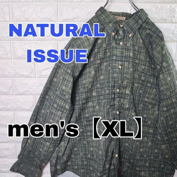 A883【NATURAL　ISSUE】長袖シャツ【メンズXL】