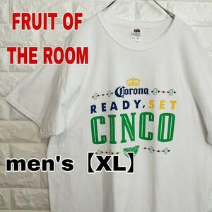 A787【FRUIT OF THE ROOM】半袖プリントTシャツ【メンズXL】