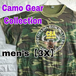 B683【Camo Gear Collection】半袖Tシャツ【メンズ3X】