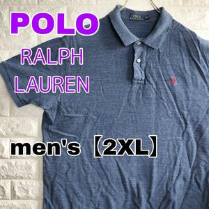 B682【POLO RALPH LAUREN】半袖ポロシャツ【メンズ2XL】