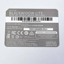 Razer BlackWidow Lite JP Mercury White メカニカルキーボード 日本語配列 RZ03-02640800-R3J1_画像5