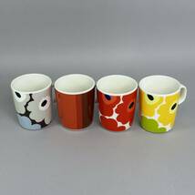 マリメッコ marimekko マグカップ Unikko ウニッコ 4客セット_画像2