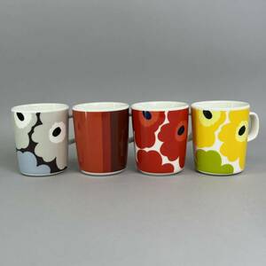 マリメッコ marimekko マグカップ Unikko ウニッコ 4客セット