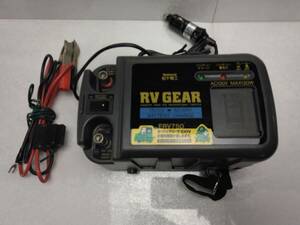 M973 棚14 現状品　National 松下電工　RV GEAR　ERV750　アウトドア用インバータコンセント　バッテリー充電器　ナショナル　3/19