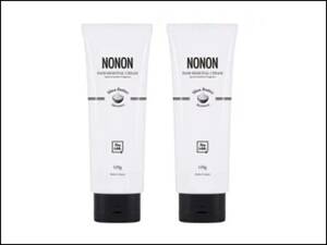  new goods unopened [ free shipping *2 pcs set ] NONON non non depilation cream 120g medicine for mild remover 