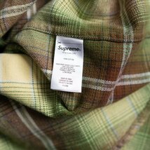 SUPREME 23SS Shadow Plaid Flannel Shirt 長袖シャツ Mサイズ_画像6