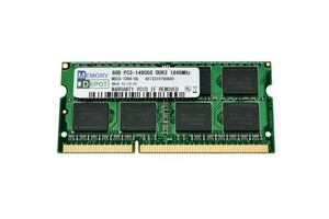 8GB PC3-14900 DDR3-1866 204pin SODIMM 1867MHz Macメモリー iMac 2015 Retina 5K 2