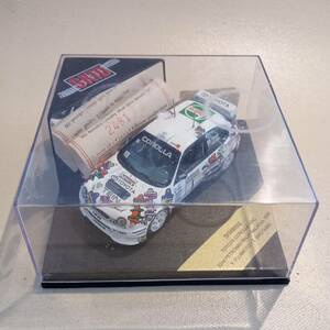 【送料込】1/43 スキッド　カローラ WRC テイン　TEIN マレーシア　1998 藤本車 skm99002 