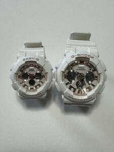 カシオ CASIO G-SHOCK BABY-G 2つで設定- G B ..