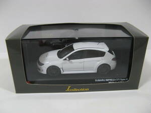 【未使用】京商 1/43 スバル インプレッサ WRX STI 2009 Spec C ホワイト（JC29003WH SUBARU Impreza WRX STI 2009 Spec C White）