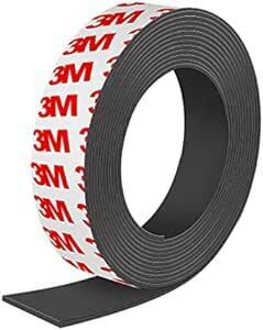 LIKENNY マグネットシート マグネットテープ 粘着テープ ゴム磁石 強力 自由に切れるタイプ 粘着剤付き DIY/クラフ
