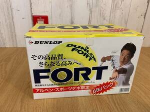 【未開封】テニスボール 12個 ダンロップ DUNLOP 硬式テニスボール フォート 6缶パック