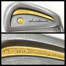 2T5★HONMA/ホンマ★ K24 金モグラ 4星 LB-708 CAVITY BACK アイアン3本セット 3/4/10 R-1フレックス ゴルフクラブ_画像5