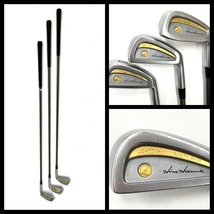 2T5★HONMA/ホンマ★ K24 金モグラ 4星 LB-708 CAVITY BACK アイアン3本セット 3/4/10 R-1フレックス ゴルフクラブ_画像1