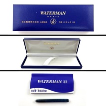 3E3★WATERMAN/ウォーターマン★ ペン先18K 750刻印 花王販売株式会社 合併記念 万年筆_画像8