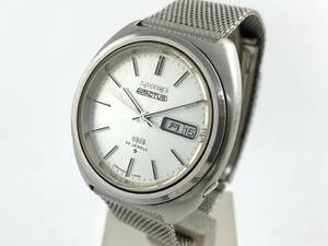 3M2★稼働★ SEIKO 5 ACTUS セイコー ファイズアクタス SS 25石 デイデイト (6106-7460) 自動巻き メンズ腕時計