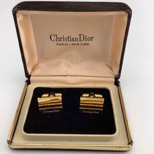 クリスチャン ディオール Christian Dior カフス レトロ 紳士 [k8125-y196]